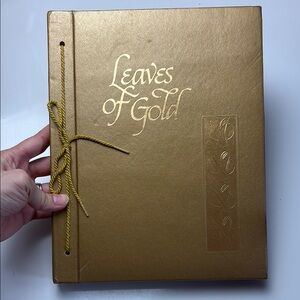 Gold 'Leaves of‎ Gold' Book